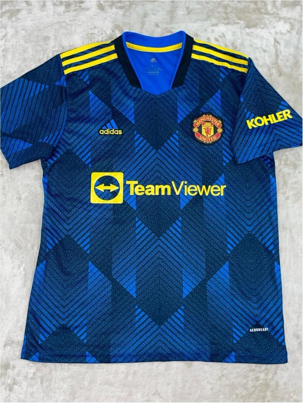 Manchester United Soccer Jersey L Football Kit 2021-2022 Replica Jersey